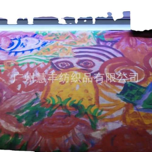 数码加工定制直喷印花厂女装苎麻亚麻面料棉麻女装数码印花加工