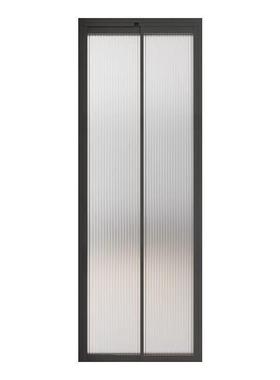 钛镁铝合金材质推拉平开一体PT门厨房小门洞极窄平移折叠卫生间门