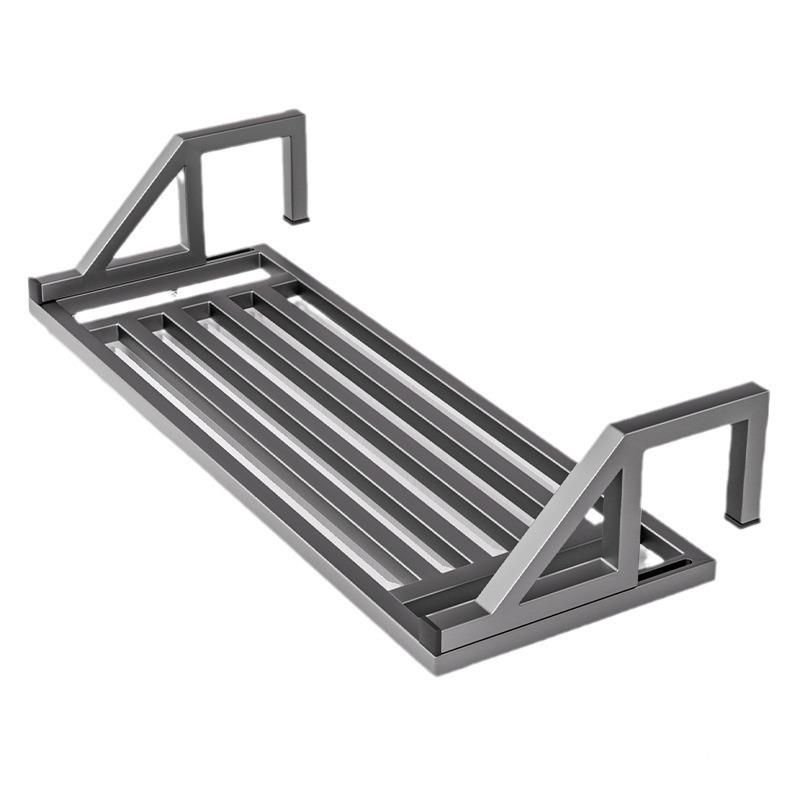 不晒锈钢窗外晾衣架多鞋功能伸缩挂阳式台晾衣窗台晾置物晒架