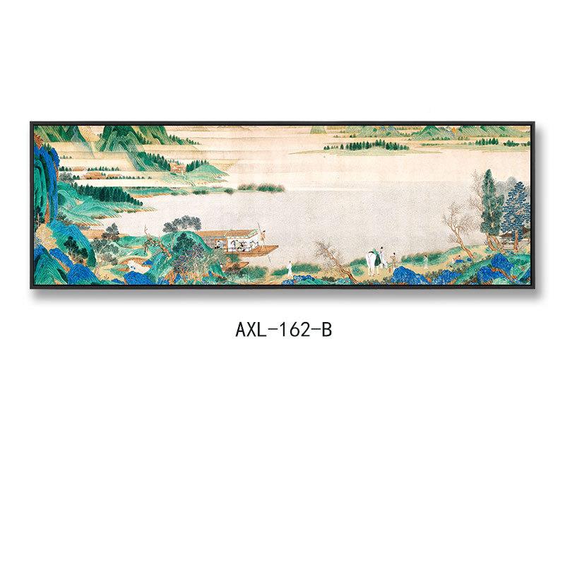 必AXL-162画新画中式装饰厂家沙发背景挂酒店卧室床头画画来图