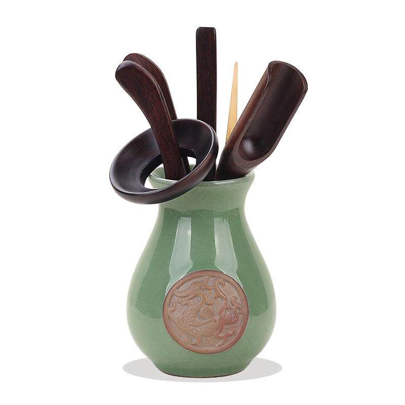 花梨木茶道六君子套装茶具功夫用茶具配件泡茶艺组合摆件实木茶夹,餐饮具,整套茶具,淘宝优惠券,粉丝福利购,淘宝优惠卷