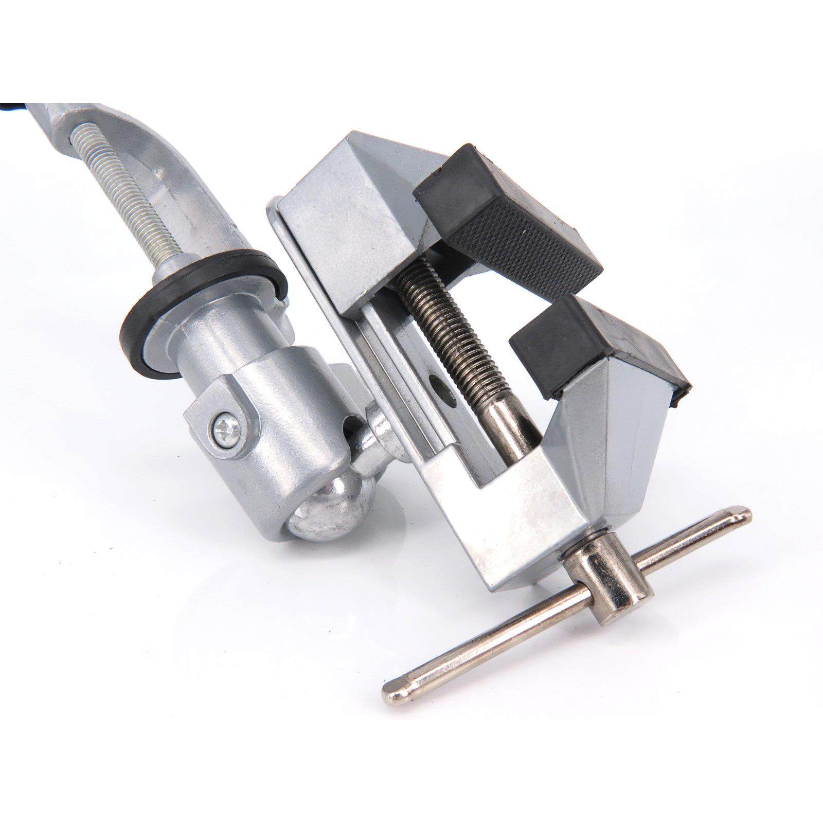 工厂直供铝合金桌虎钳平口钳万向钳360度旋转台虎钳两用桌钳