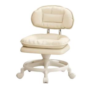 家用客厅静音万向滑轮矮凳家用茶几沙发凳子加厚带靠背可移凳子