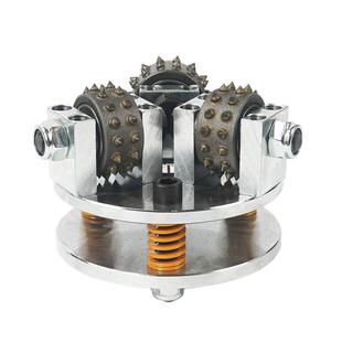 角磨机专用三头合金磨轮凿毛磨盘水泥混凝土石材大荔枝面花锤头