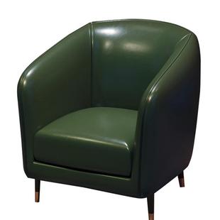 酒吧沙发复古风主题清吧单双人卡座西餐咖啡厅靠墙桌椅子全实木