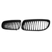 适用于3系E90后期单线亮黑中网09 12改装 中网单双杠亮黑格栅