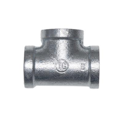 山西太谷镀锌同经三通消防马钢可锻铸铁三通管件