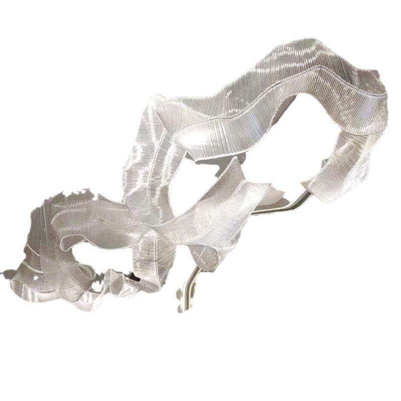 水晶吊灯飘带制作大造型非标工程灯制造酒店大堂售楼部沙盘异形灯,家装灯饰光源,智能吊灯,淘宝优惠券,粉丝福利购,淘宝优惠卷