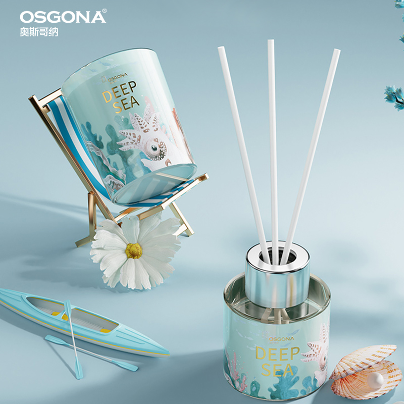 奥斯哥纳香薰礼盒装香氛蜡烛淡香