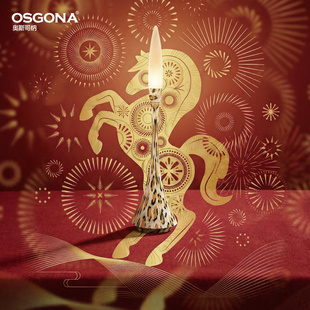 【品牌工厂】奥斯哥纳仿真烛光餐桌氛围灯轻奢高级感装饰台灯斐影