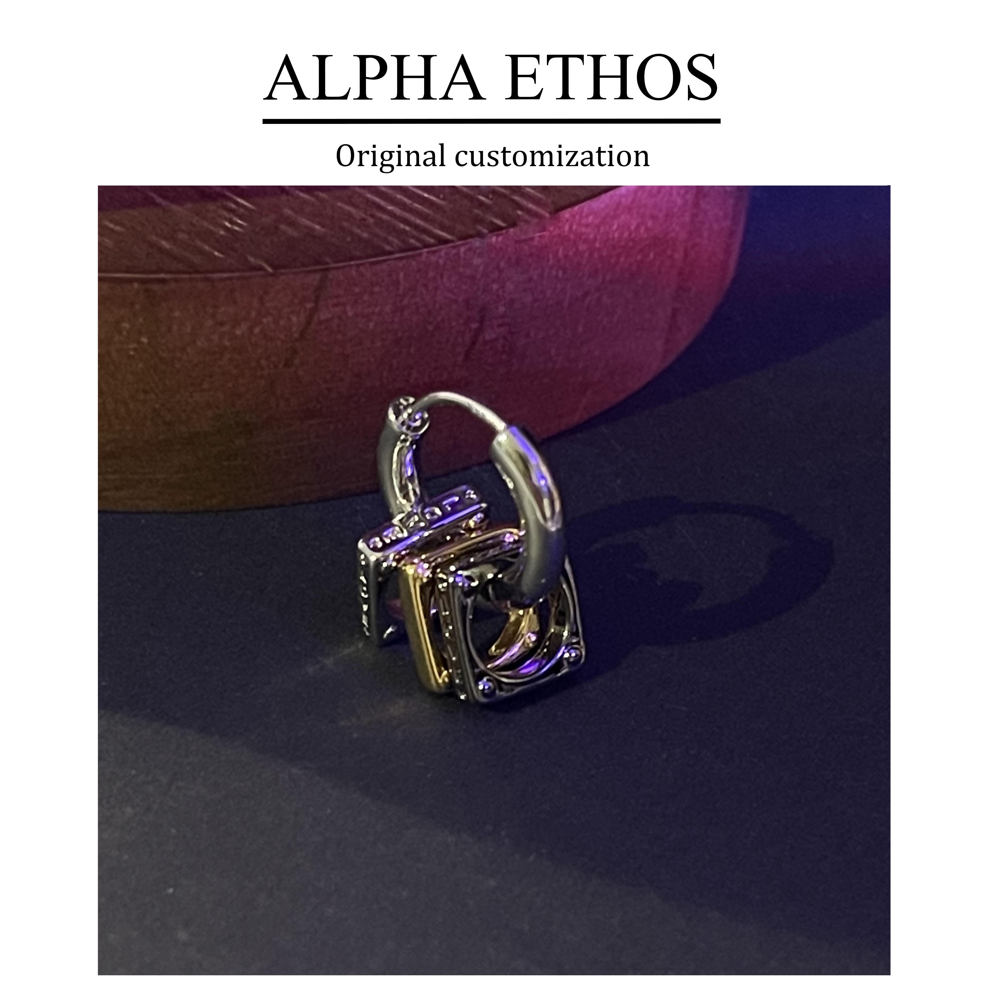 ALPHA ETHOS 925银 小众设计 朋克风高级感耳环