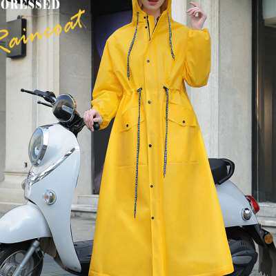 电动自行车成人雨衣女款男女式单人长款全身2022新款骑行防暴雨披