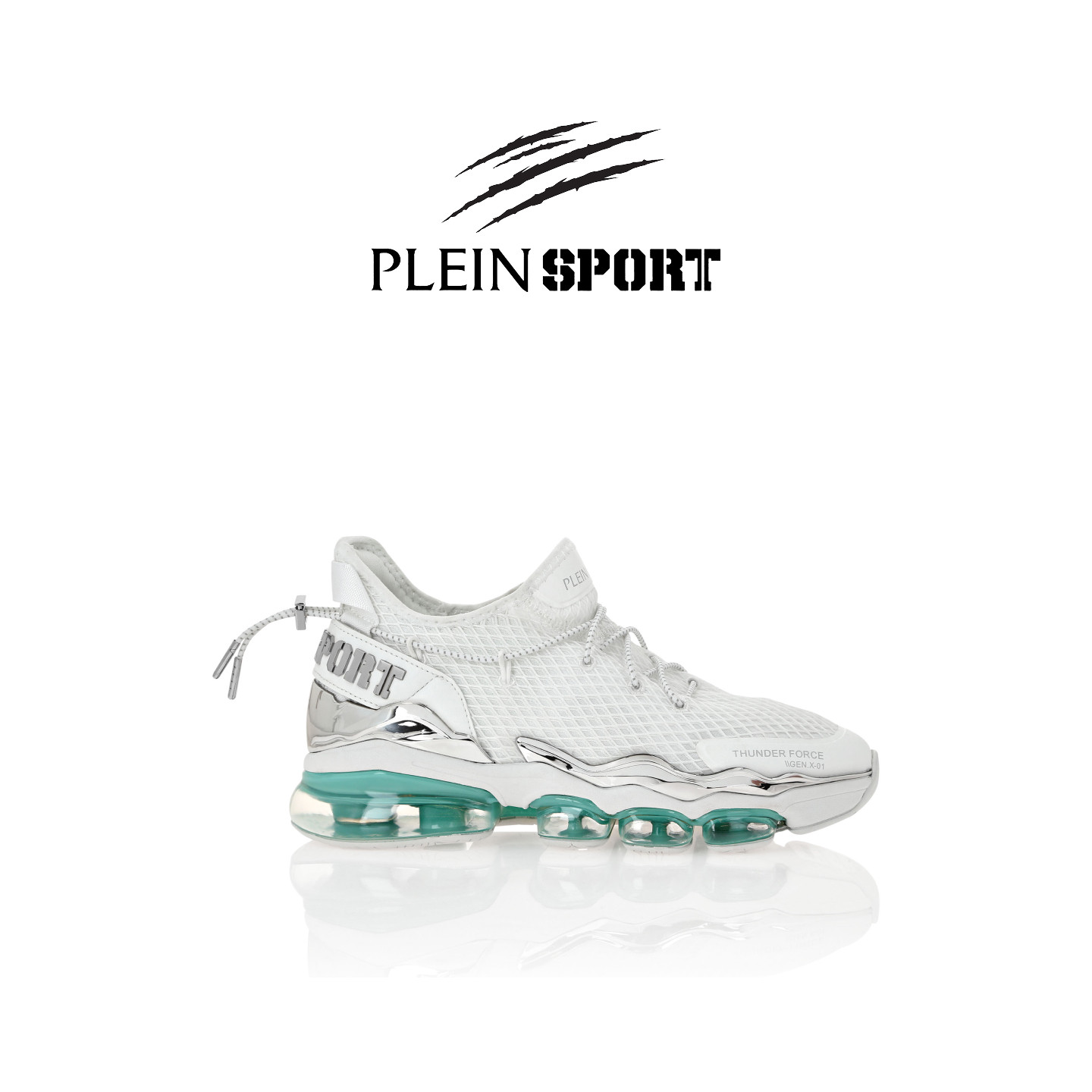 PLEIN SPORT 男女同款Thunder Force运动鞋夏季厚底时尚休闲鞋