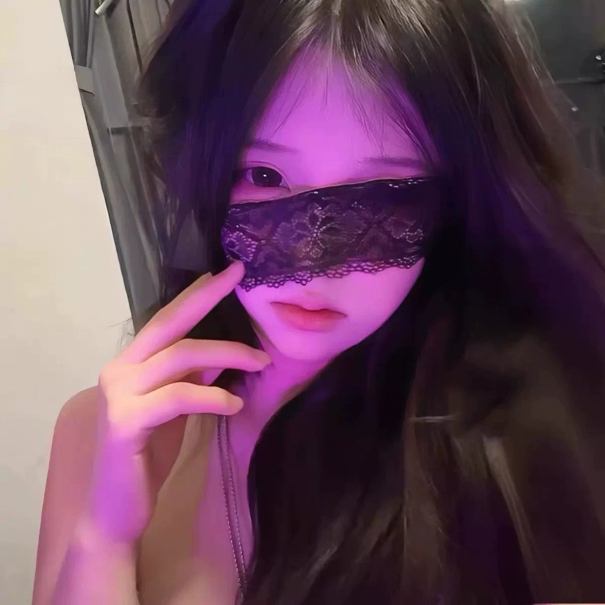 蕾丝蒙眼丝带眼罩拍照派对