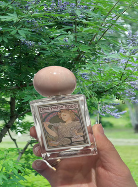 mucha慕夏香水四朵花1898系列ROSE玫瑰LILY百合清新复古试香小样