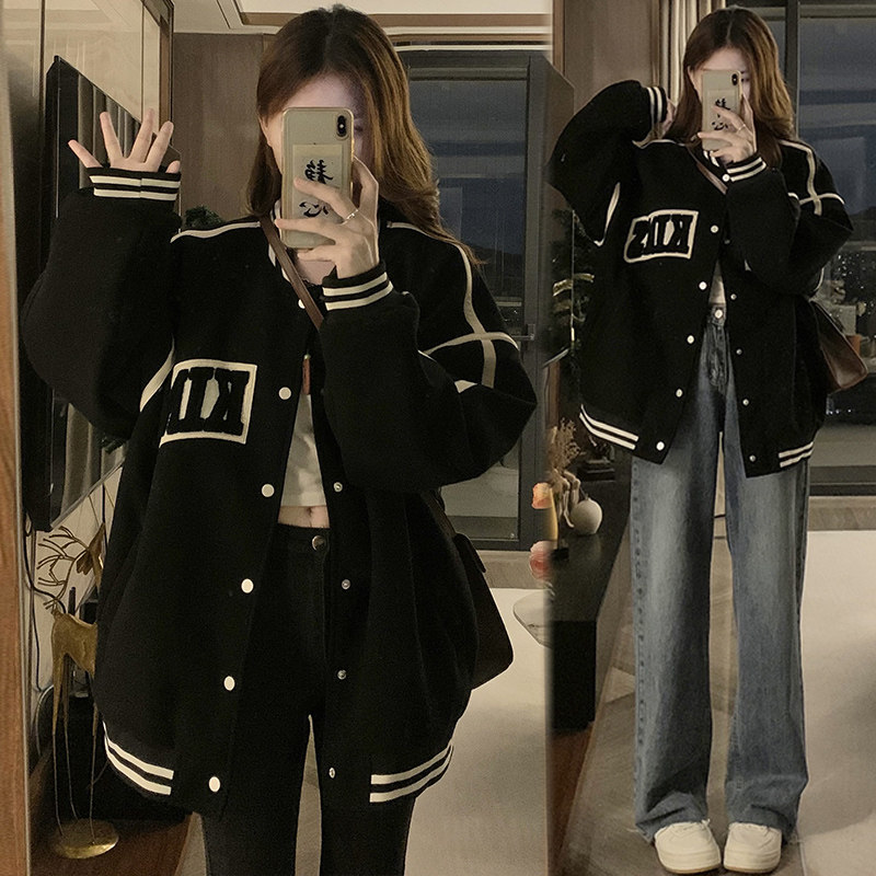 爆款外套女2026秋装新款棒球服