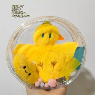 呆呆鸟外出娃包张远演唱会周边痛包明星应援物料mini呆透明保护套