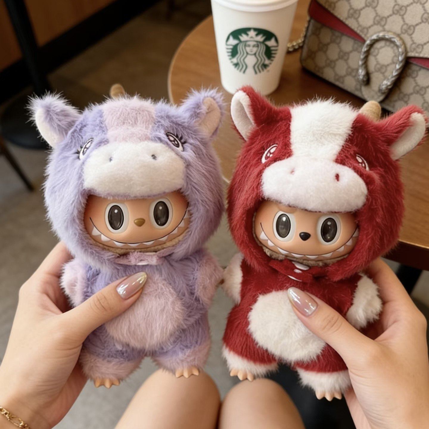 labubu 一二三四代马年衣服套装 17cm娃衣拉布布马卡龙前方高能,模玩/动漫/周边/娃圈三坑/桌游,棉花娃娃/毛绒玩具娃衣,淘宝优惠券,粉丝福利购,淘宝优惠卷