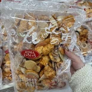 日本直邮满200包邮 名古屋 虾仙贝故里 综合混合海鲜仙贝