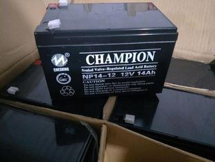 CHAMPION电池 12V14AH NP14 迅达3300电梯应急电源蓄电池