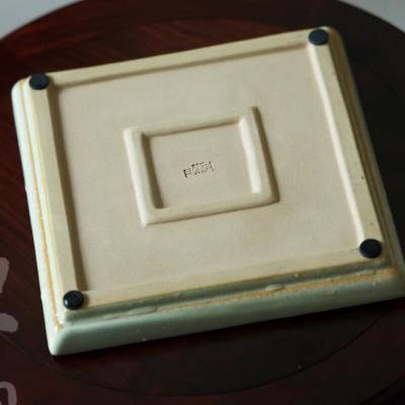 东门 第34款 四象 水底 釉水托盘  花盆托 架子