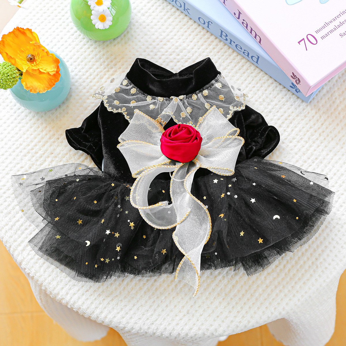 狗狗衣服春夏装猫咪公主裙婚纱礼服结婚小型犬泰迪宠物比熊博美