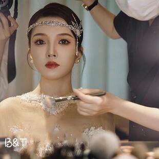 盖茨比头饰新款新娘头饰了不起的皇冠欧美复古流苏结婚婚纱发饰品