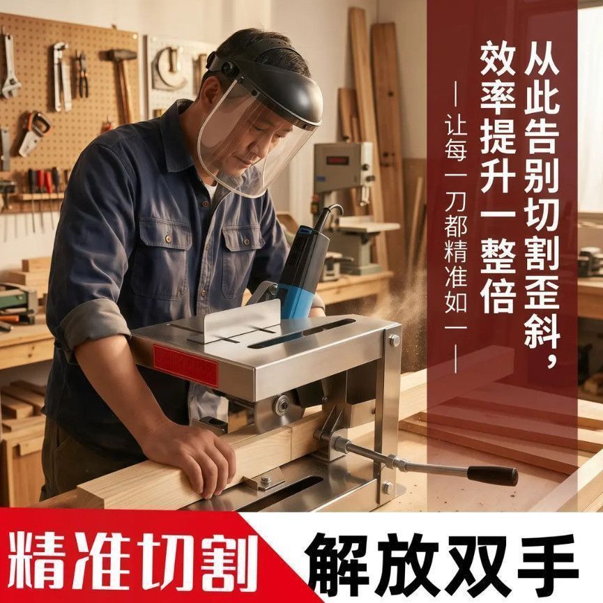 角磨机改台锯支架万用多功能坚固角磨机改装台锯切割手磨机支架