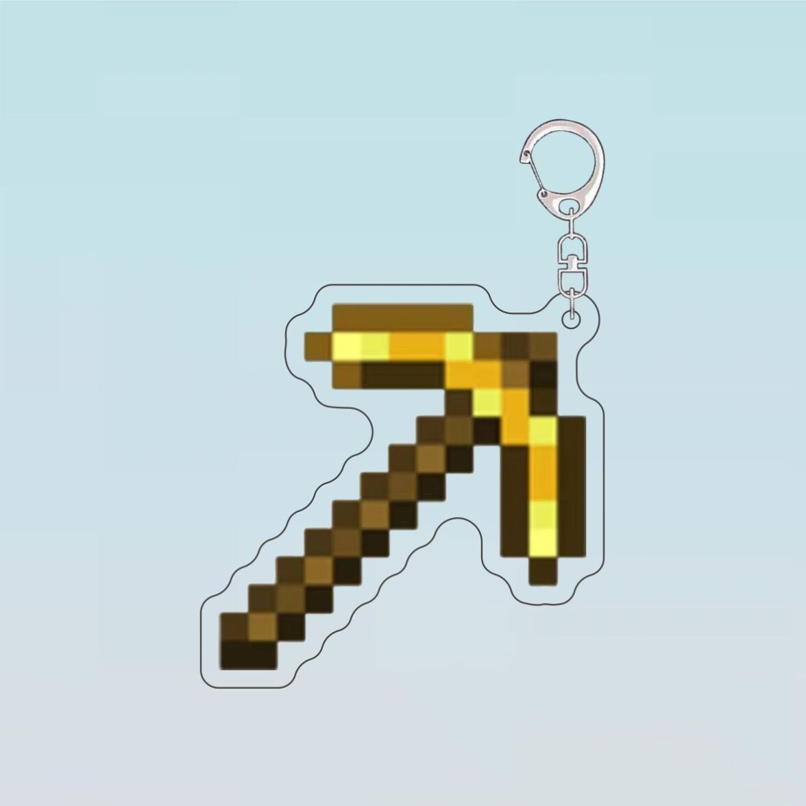 我的世界周边minecraft钥匙扣钻石剑不死图腾熔岩桶合斤武器挂件