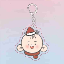简笔画胡图图大耳朵图图挂件亚克力钥匙扣情侣挂件卡通书包挂饰
