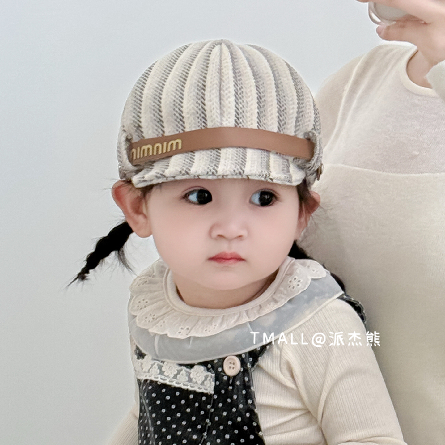 女宝宝秋冬季八角画报帽儿童帽子