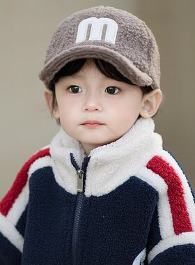 儿童帽子秋冬季鸭舌帽男童棒球帽