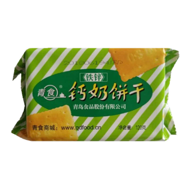 青食钙奶饼干120g四种口味