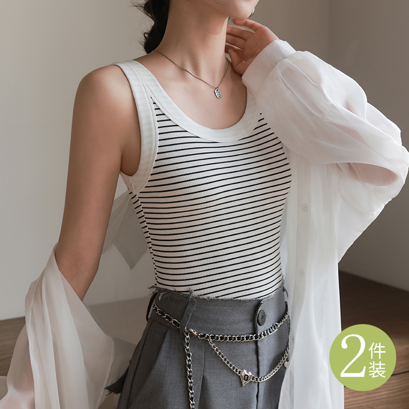 莫代尔吊带背心女春夏季轻薄内搭
