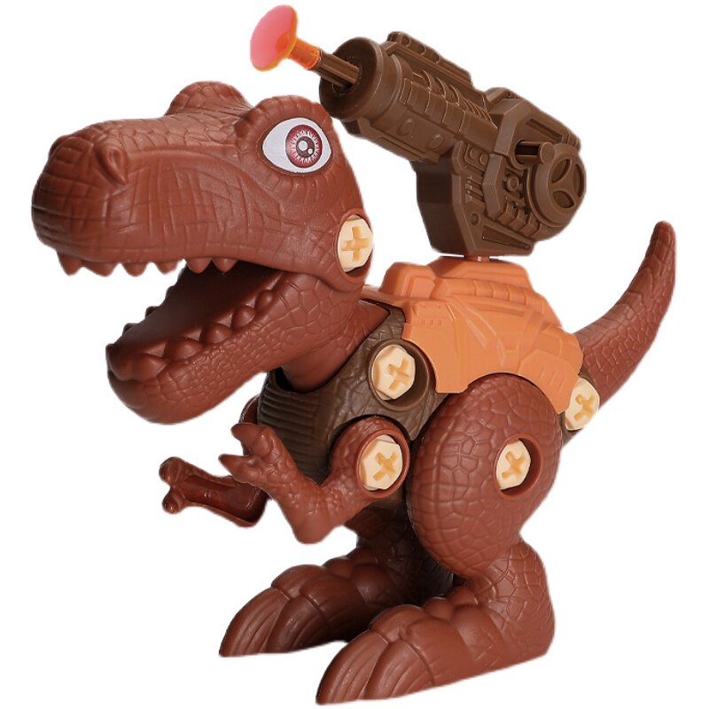 拆装恐龙玩具儿童拧螺丝6益智智力拼装组装可拆卸霸王龙5男孩2岁3