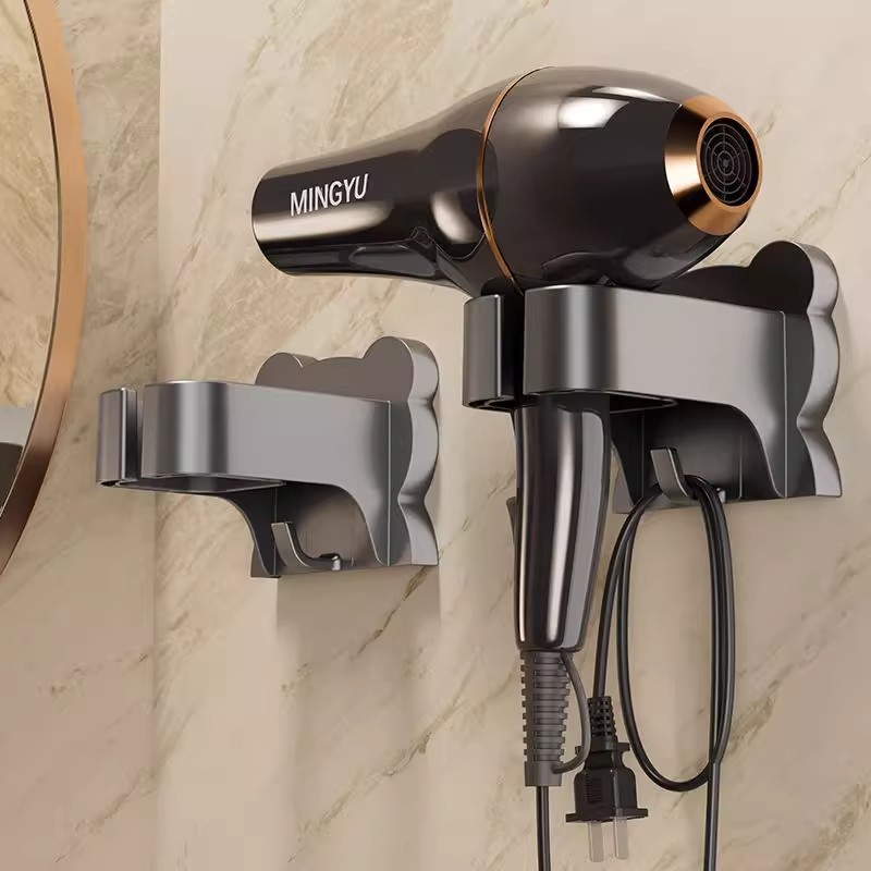 甜鑫吹风机置物免打孔卫生间