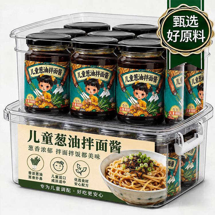 儿童葱油拌面酱老上海葱油酱松茸香椿酱拌面饭专用调料官方旗舰店图片