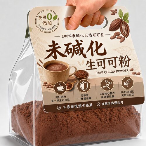 纯天然未碱化生可可粉烘焙专用无糖0脂冲饮健身官方旗舰店正品热