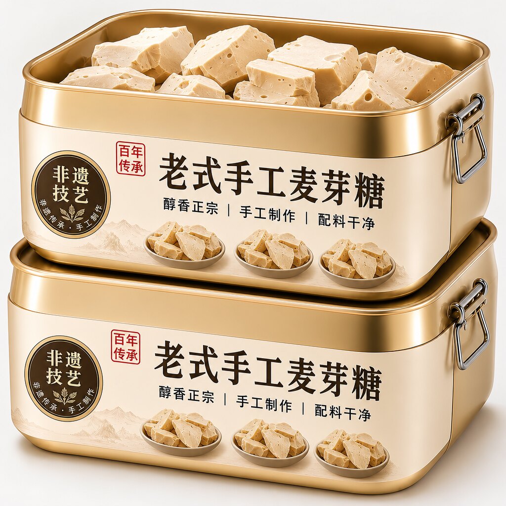 正宗老式麦芽糖纯手工无添加官方旗舰店8090怀旧糖瓜米糖童年饴糖