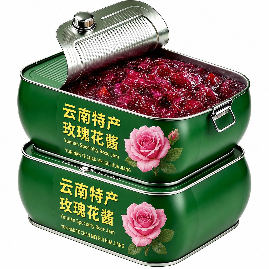 云南特产玫瑰花酱官方旗舰店正品0添加馅料冰粉专用桂花烘焙食用图片