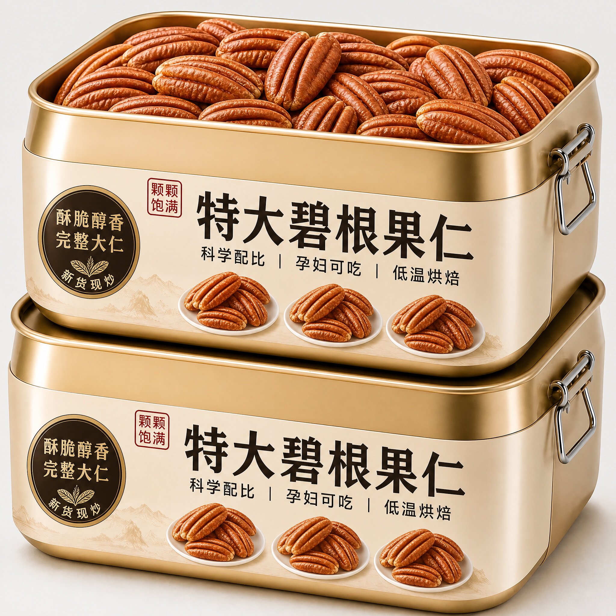 碧根果仁官方旗舰店正品原味无添加2026年新货长寿果孕妇专用坚果图片