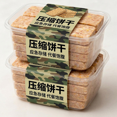 【无糖压缩饼干】应急储备干粮
