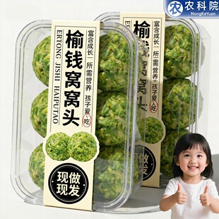 2026新货新鲜榆钱窝窝头半成品官方旗舰店现做头茬野菜团子馒头早