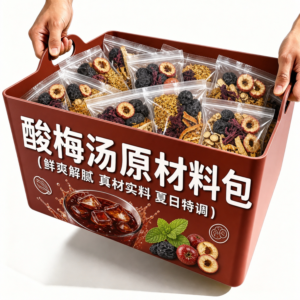 浙江省中医院丨古法酸梅汤原材料包独立小包装自煮摆摊官方旗舰店图片
