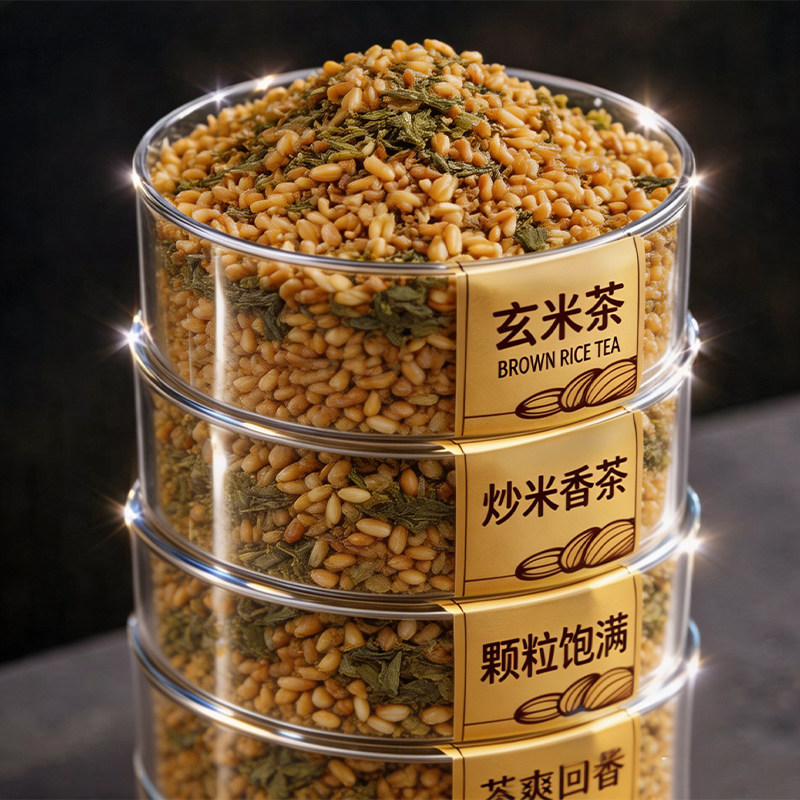 玄米茶日本玄米茶进口日式袋泡茶一级寿司料理店健康养生茶大麦茶图片