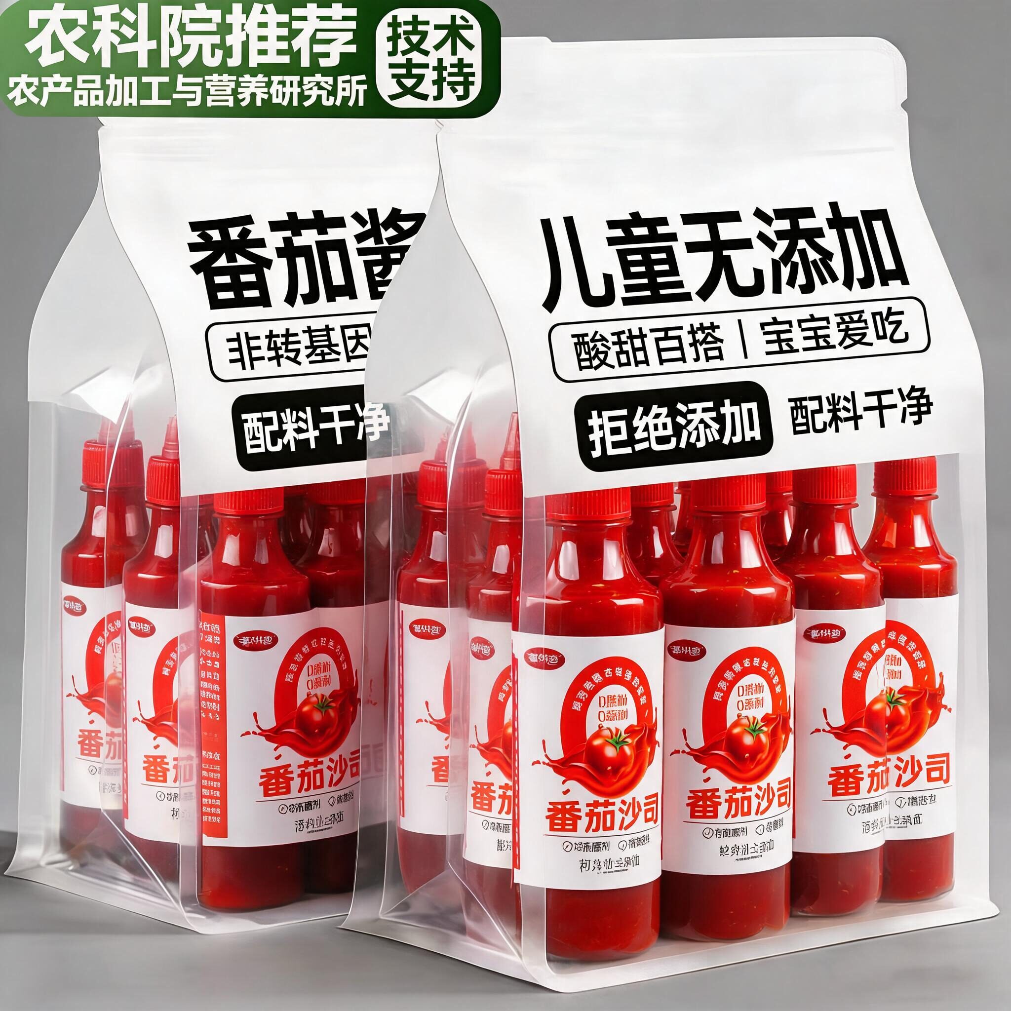 正品番茄酱儿童无添加商用0添加宝宝无糖官方旗舰店沙拉酱