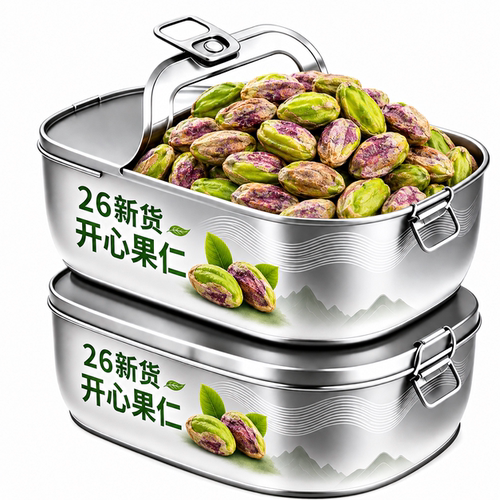 原味开心果仁罐装无添加26年新货原色办公室孕妇坚果零食干果炒货