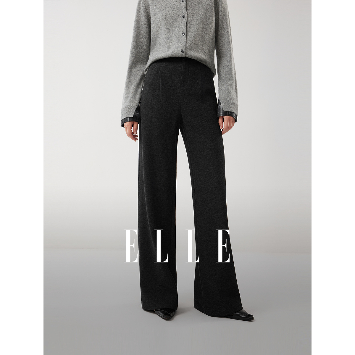 ELLE法式高级感休闲裤女