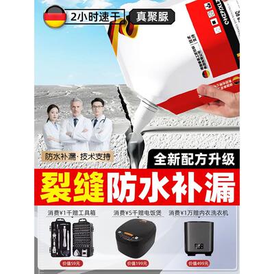聚脲灌缝胶高分子速干防水胶补漏裂缝渗水水泥地面修补填缝剂缝隙