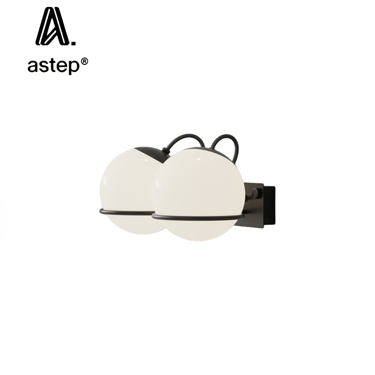 【原装正品】丹麦 Astep| Model 237/2 & 238/2 装饰壁灯双头玻璃